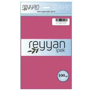 Reyyan İpek 100 Cm Düz Poşetli Yazma (Pembe Koyu)-072