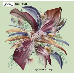 Reyyan İpek 100 cm Oyalık Yazma (ryyn-374-07)