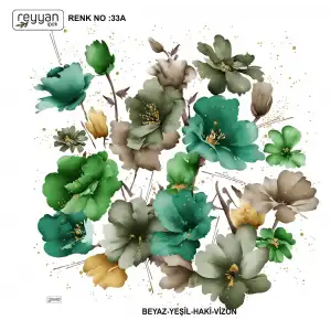 Reyyan İpek 100 cm Oyalık Yazma (ryyn-381-12)