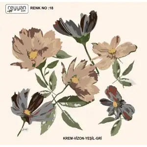 Reyyan İpek 100 cm Oyalık Yazma (ryyn-382-22)