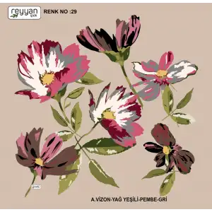 Reyyan İpek 100 cm Oyalık Yazma (ryyn-382-24)
