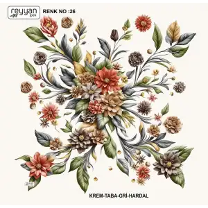 Reyyan İpek 100 cm Oyalık Yazma (ryyn-387-02)