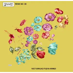 Reyyan İpek 100 cm Oyalık Yazma (ryyn-394-08)