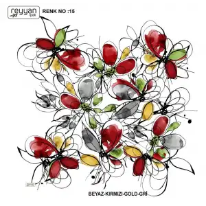 Reyyan İpek 100 cm Oyalık Yazma (ryyn-397-09)