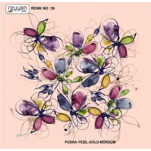 Reyyan İpek 100 cm Oyalık Yazma (ryyn-397-13)