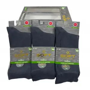 Soft Erkek Bambu Soket Çorap Antrasit Renk 6lı (eb10-03)