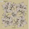 Reyyan İpek 100 cm Desenli Oyalık Yazma (ryyn-442-13)