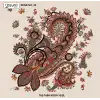 Reyyan İpek 100 cm Desenli Oyalık Yazma (ryyn-446-09)