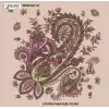 Reyyan İpek 100 cm Desenli Oyalık Yazma (ryyn-446-25)