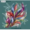 Reyyan İpek 100 cm Desenli Oyalık Yazma (ryyn-447-08)