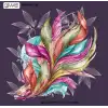 Reyyan İpek 100 cm Desenli Oyalık Yazma (ryyn-447-09)