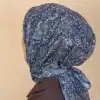 Locella El Dikişli Dijital Soft Eşarp Lacivert Serisi-soft15-01