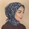 Locella El Dikişli Dijital Soft Eşarp Lacivert Serisi-soft15-02