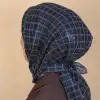 Locella El Dikişli Dijital Soft Eşarp Lacivert Serisi-soft15-03