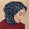 Locella El Dikişli Dijital Soft Eşarp Lacivert Serisi-soft15-04