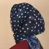 Locella El Dikişli Dijital Soft Eşarp Lacivert Serisi-soft15-04