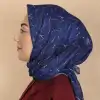 Locella El Dikişli Dijital Soft Eşarp Lacivert Serisi-soft15-07