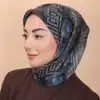 Locella El Dikişli Dijital Soft Eşarp-soft16-08