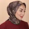 Locella El Dikişli Dijital Soft Eşarp-soft16-09