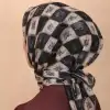 Locella El Dikişli Dijital Soft Eşarp-soft17-02