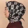Locella El Dikişli Dijital Soft Eşarp-soft17-02