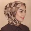 Locella El Dikişli Dijital Soft Eşarp-soft17-05