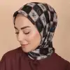 Locella El Dikişli Dijital Soft Eşarp-soft17-06