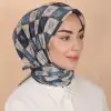Locella El Dikişli Dijital Soft Eşarp-soft17-07