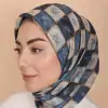 Locella El Dikişli Dijital Soft Eşarp-soft17-07