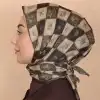 Locella El Dikişli Dijital Soft Eşarp-soft17-08