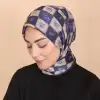 Locella El Dikişli Dijital Soft Eşarp-soft17-09