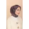 Locella El Dikişli Dijital Soft Eşarp-soft18-02
