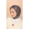 Locella El Dikişli Dijital Soft Eşarp-soft18-09