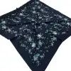 Huzurlu İpek Polyester Oyalık Yazma 100 cm - (PY01-02)
