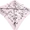 Huzurlu İpek Polyester Oyalık Yazma 100 cm - (PY01-04)