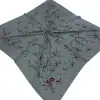 Huzurlu İpek Polyester Oyalık Yazma 100 cm - (PY01-09)