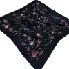 Huzurlu İpek Polyester Oyalık Yazma 100 cm - (PY01-10)