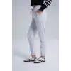 Gri Kadın Pamuk Jogger Eşofman Altı-(jg01-02)