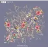 Reyyan İpek 100 cm Desenli Oyalık Yazma (ryyn-460-28)