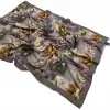Desenli Bambu Kraş Şal -(DBK11-11)