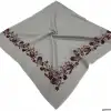 Altınel İpek Polyester Ortası Boş Oyalık Yazma 100 cm - (PY03-03)