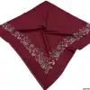 Altınel İpek Polyester Ortası Boş Oyalık Yazma 100 cm - (PY03-09)