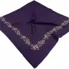 Altınel İpek Polyester Ortası Boş Oyalık Yazma 100 cm - (PY04-18)