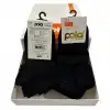 Pola Erkek Modal Patik Çorap Siyah Renk 6lı (eb06-02)