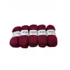 Polosu Kristal Lif İpi 5li Paket (Bordo)-Psk01-07