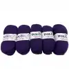 Polosu Kristal Lif İpi 5li Paket (Mürdüm)-Psk01-01