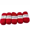 Polosu Kristal Lif İpi 5li Paket(Kirmizi)-Psk01-26