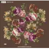 Reyyan İpek 100 cm Desenli Oyalık Yazma (ryyn-461-04)