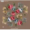 Reyyan İpek 100 cm Desenli Oyalık Yazma (ryyn-461-11)