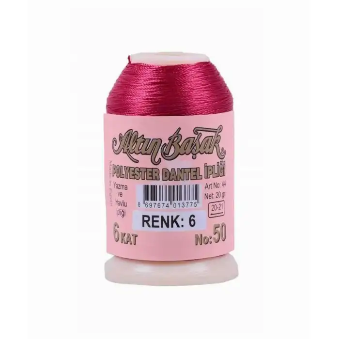 Altınbaşak 20 Gram Polyester Oya İpi (Renk:006)